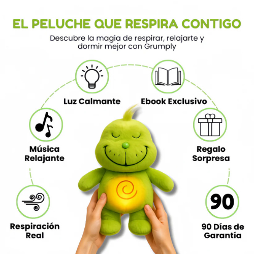 Grounch | Peluche Calmante que Respira